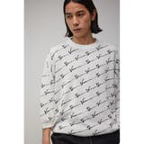 総柄7分袖ニットプルオーバー | AZUL BY MOUSSY | 詳細画像1