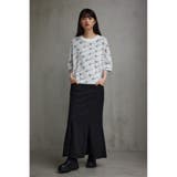 総柄7分袖ニットプルオーバー | AZUL BY MOUSSY | 詳細画像11