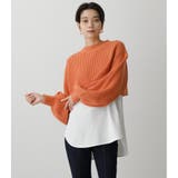 SHORT KNIT SET TOPS 2 | AZUL BY MOUSSY | 詳細画像23
