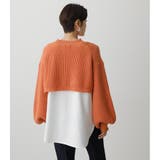 SHORT KNIT SET TOPS 2 | AZUL BY MOUSSY | 詳細画像27
