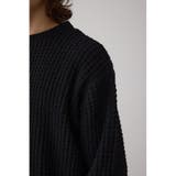 ワッフル編みマットモールニット | AZUL BY MOUSSY | 詳細画像20 