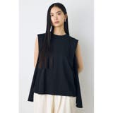 BLK | リュクスフローノースリフレアカットトップス | AZUL BY MOUSSY
