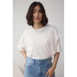 ラッフルカットトップス | AZUL BY MOUSSY | 詳細画像3 