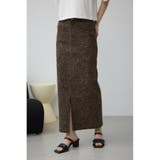 AZUL DENIM レオパードハイウエストスカート | AZUL BY MOUSSY | 詳細画像1