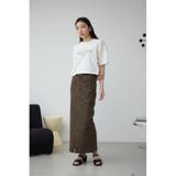 AZUL DENIM レオパードハイウエストスカート | AZUL BY MOUSSY | 詳細画像3