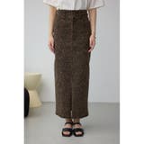 AZUL DENIM レオパードハイウエストスカート | AZUL BY MOUSSY | 詳細画像5