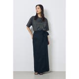 ソフトリネンラップスカート | AZUL BY MOUSSY | 詳細画像6