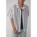 柄WHT5 | アソートデザインメッシュシャツ | AZUL BY MOUSSY