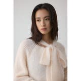 ボウタイデザインニットトップス | AZUL BY MOUSSY | 詳細画像2 