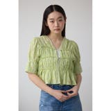 コットンレースパフショルダーブラウス | AZUL BY MOUSSY | 詳細画像22 