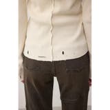 ダメージフーディーリブトップス | AZUL BY MOUSSY | 詳細画像13