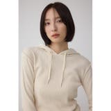 IVOY3 | ダメージフーディーリブトップス | AZUL BY MOUSSY