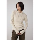 ダメージフーディーリブトップス | AZUL BY MOUSSY | 詳細画像1 