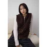 ZIPフーディループニットベスト | AZUL BY MOUSSY | 詳細画像14 