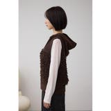 ZIPフーディループニットベスト | AZUL BY MOUSSY | 詳細画像17 