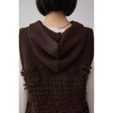 ZIPフーディループニットベスト | AZUL BY MOUSSY | 詳細画像20 