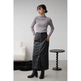 フェイクレザーZIPタイトスカート | AZUL BY MOUSSY | 詳細画像4