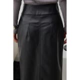 フェイクレザーZIPタイトスカート | AZUL BY MOUSSY | 詳細画像9