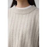 ショートケーブルニットトップス | AZUL BY MOUSSY | 詳細画像29