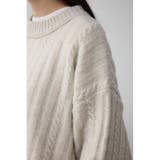 ショートケーブルニットトップス | AZUL BY MOUSSY | 詳細画像30
