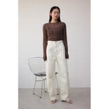 シアーランダムリブニットトップス | AZUL BY MOUSSY | 詳細画像3