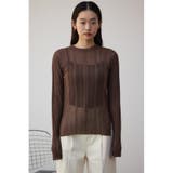 シアーランダムリブニットトップス | AZUL BY MOUSSY | 詳細画像4