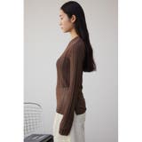 シアーランダムリブニットトップス | AZUL BY MOUSSY | 詳細画像5