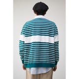 BIG BORDER RUGGER SHIRT | AZUL BY MOUSSY | 詳細画像15 