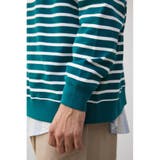BIG BORDER RUGGER SHIRT | AZUL BY MOUSSY | 詳細画像18 