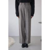 ヘリンボーンワイドパンツ | AZUL BY MOUSSY | 詳細画像5 