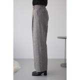 ヘリンボーンワイドパンツ | AZUL BY MOUSSY | 詳細画像6 