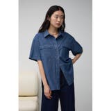 シャンブレーオーバーシャツ | AZUL BY MOUSSY | 詳細画像12