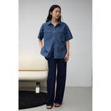 シャンブレーオーバーシャツ | AZUL BY MOUSSY | 詳細画像13