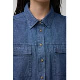 シャンブレーオーバーシャツ | AZUL BY MOUSSY | 詳細画像17