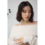 モヘヤライクオフショルダーニット | AZUL BY MOUSSY | 詳細画像2 