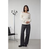 モヘヤライクオフショルダーニット | AZUL BY MOUSSY | 詳細画像4 