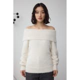 モヘヤライクオフショルダーニット | AZUL BY MOUSSY | 詳細画像5 