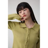 レースアップポロカラーニット | AZUL BY MOUSSY | 詳細画像23