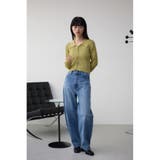 レースアップポロカラーニット | AZUL BY MOUSSY | 詳細画像25
