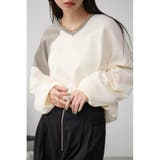 IVOY3 | ショルダーバイカラーニット | AZUL BY MOUSSY