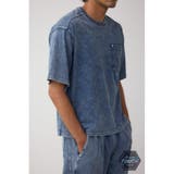 L/BLU1 | C/Tフェードデニムトップス | AZUL BY MOUSSY
