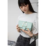 フェイクレザーメタルパーツウォレットバッグ | AZUL BY MOUSSY | 詳細画像13 