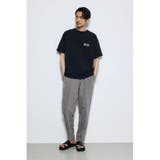 引き揃え天竺バックメッセージロゴTシャツ | AZUL BY MOUSSY | 詳細画像14 