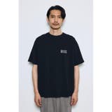 引き揃え天竺バックメッセージロゴTシャツ | AZUL BY MOUSSY | 詳細画像16 
