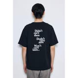 引き揃え天竺バックメッセージロゴTシャツ | AZUL BY MOUSSY | 詳細画像18 