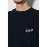 引き揃え天竺バックメッセージロゴTシャツ | AZUL BY MOUSSY | 詳細画像20 