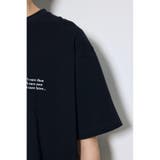 引き揃え天竺バックメッセージロゴTシャツ | AZUL BY MOUSSY | 詳細画像21 