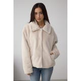 スタンド2WAYファーショートコート | AZUL BY MOUSSY | 詳細画像3 