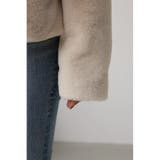 スタンド2WAYファーショートコート | AZUL BY MOUSSY | 詳細画像12 