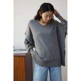 ショルダーデザインルーズニットトップス | AZUL BY MOUSSY | 詳細画像22